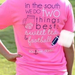 Southern darlin sweet tea and football